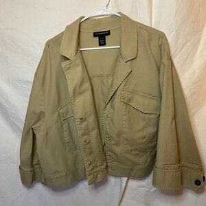 Lane Bryant Khaki Plus Size Jacket